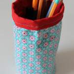 What I Made: blumiges Utensilo