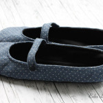 What I Made: Gepunktete Ballerinas für warme Füße